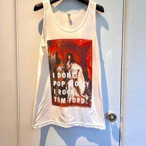 Rad. Tank Top with King Louis XIV and Jay Z quote